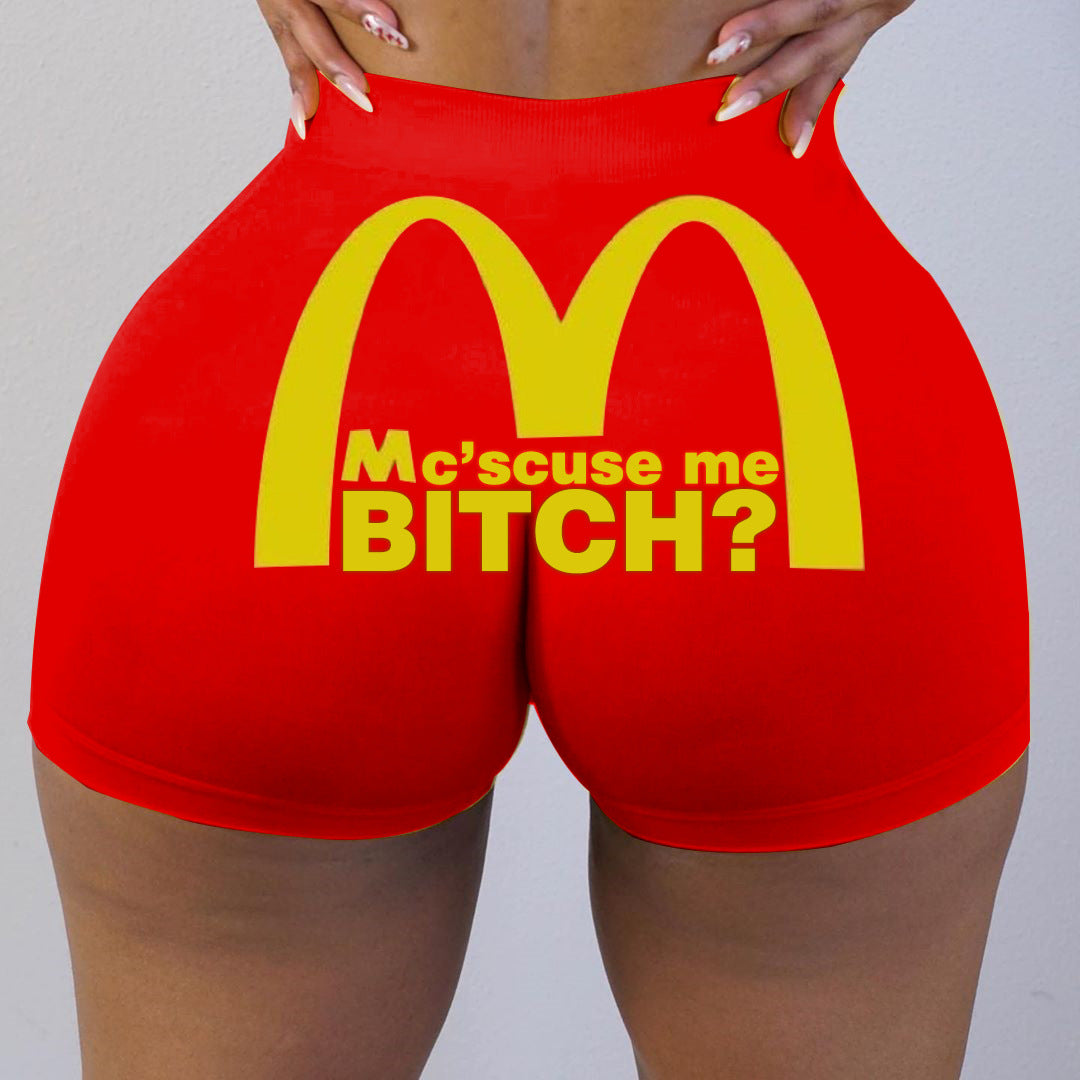 Mc'Scuse me Bitch Snack Shorts