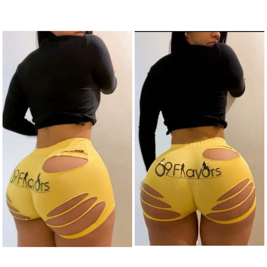69Flavors Snack Booty Shorts