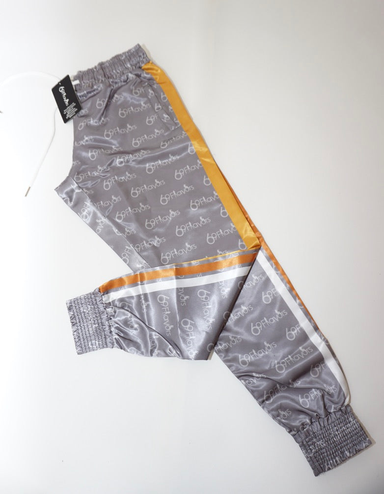 Monogram Silk Pants